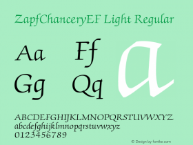 ZapfChanceryEF Light