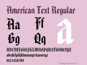 American Text