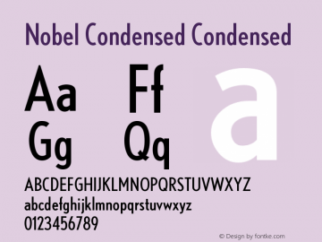 Nobel Condensed