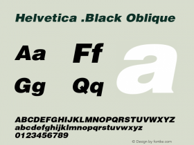 Helvetica .Black