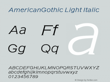 AmericanGothic Light