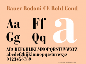 Bauer Bodoni