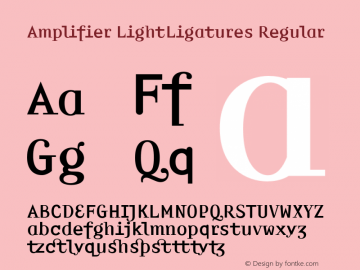 Amplifier LightLigatures