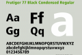 Frutiger 77 Black Condensed