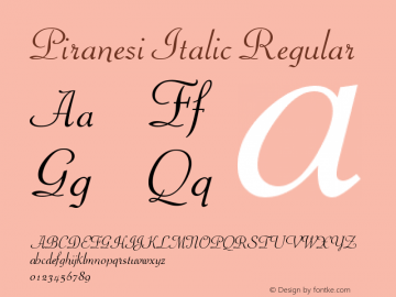 Piranesi Italic