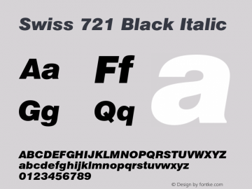 Swiss 721 Black
