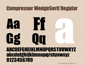 Compressor WedgeSerif