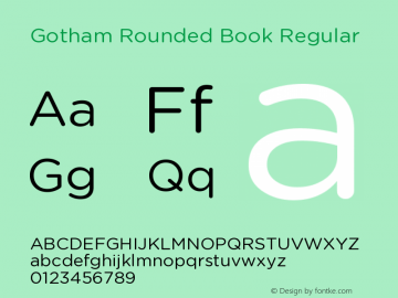 Gotham Rounded Book