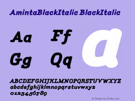 AmintaBlackItalic