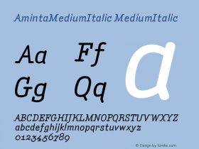 AmintaMediumItalic