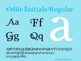 Odile Initials