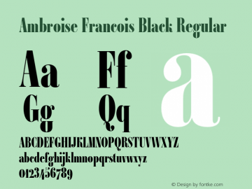 Ambroise Francois Black