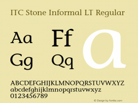 ITC Stone Informal LT