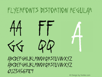 Flyerfonts Distortion