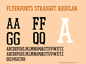 Flyerfonts Straight