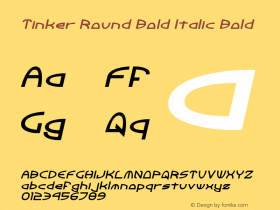 Tinker Round Bold Italic