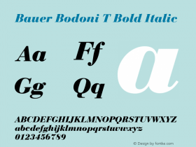 Bauer Bodoni T