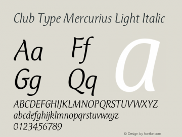 Club Type Mercurius Light