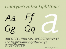 LinotypeSyntax