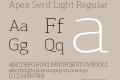 Apex Serif Light