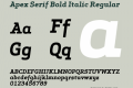 Apex Serif Bold Italic