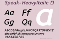 Speak-HeavyItalic