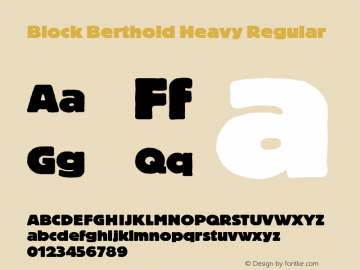 Block Berthold Heavy