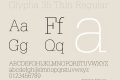 Glypha 35 Thin