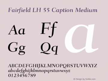 Fairfield LH 55 Caption