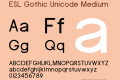 ESL Gothic Unicode