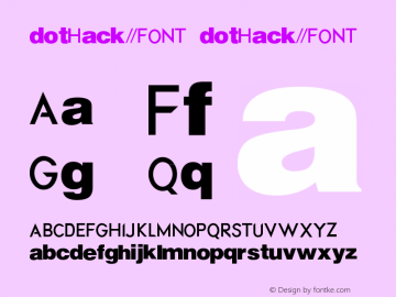 dotHack//FONT