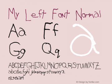 My Left Font