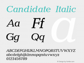 Candidate