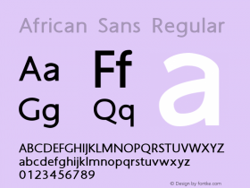 African Sans