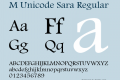 M Unicode Sara