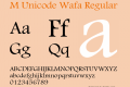 M Unicode Wafa