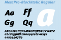 MetaPro-BlackItalic