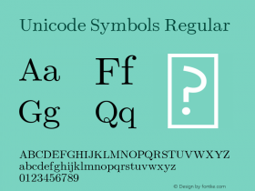 Unicode Symbols