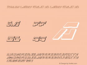 Trajia Laser Italic 3D