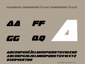 Guardian Condensed Italic