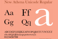 New Athena Unicode