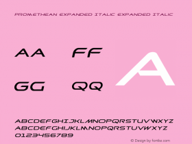 Promethean Expanded Italic