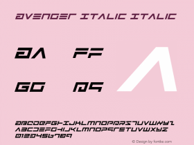 Avenger Italic