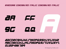 Exedore Condensed Italic