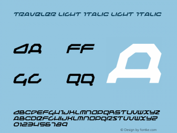 Traveler Light Italic
