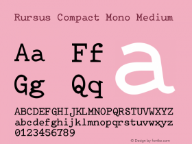 Rursus Compact Mono
