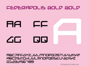 Federapolis Bold