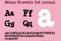 Minya Nouvelle Ink
