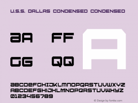 U.S.S. Dallas Condensed