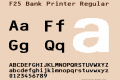 F25 Bank Printer